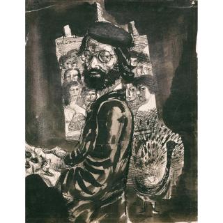 Johannes Robert Schürch - Selbstbildnis Im Atelier, 1930 Self-Portrait In The Studio, 1930