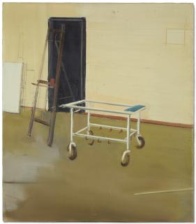 Johannes Rochhausen - Interieur mit Staffelei