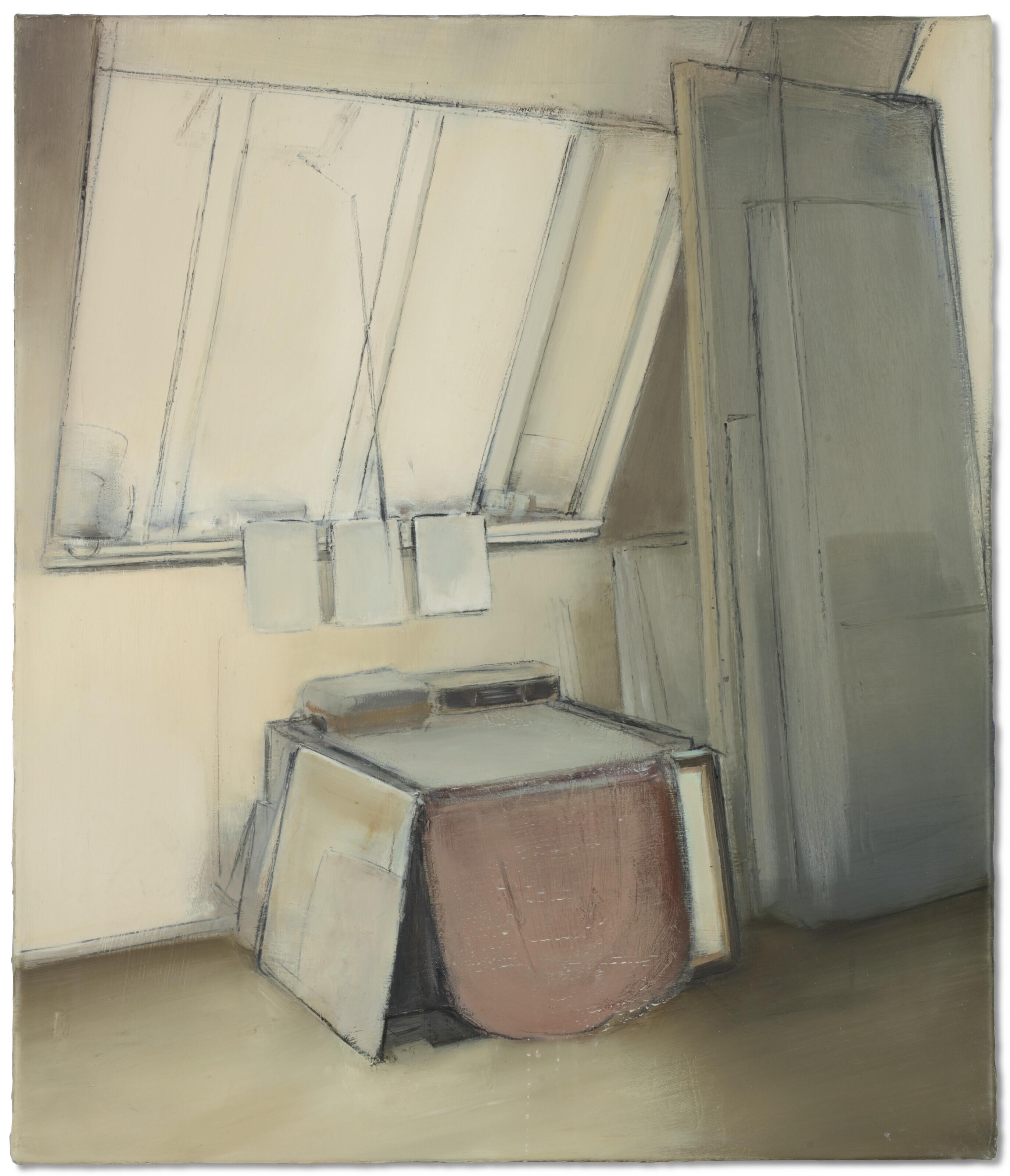 Johannes Rochhausen - Untitled (Atelieransicht mit Fenster)