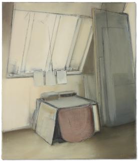 Johannes Rochhausen - Untitled (Atelieransicht mit Fenster)