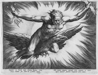 Johannes Sadeler d. Ä. - Folge von 4 Bll.: Die vier Elemente.