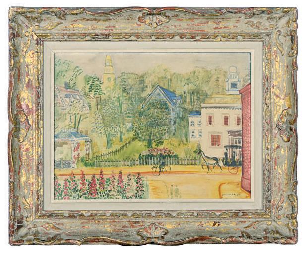 Johannes Schiefer - Spring town scene