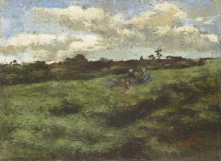 Johannes Theodorus Toorop - Kinderen op het duin - Landschap bij Brussel