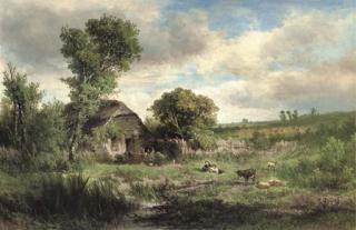 Johannes Warnardus Bilders - A country idyll