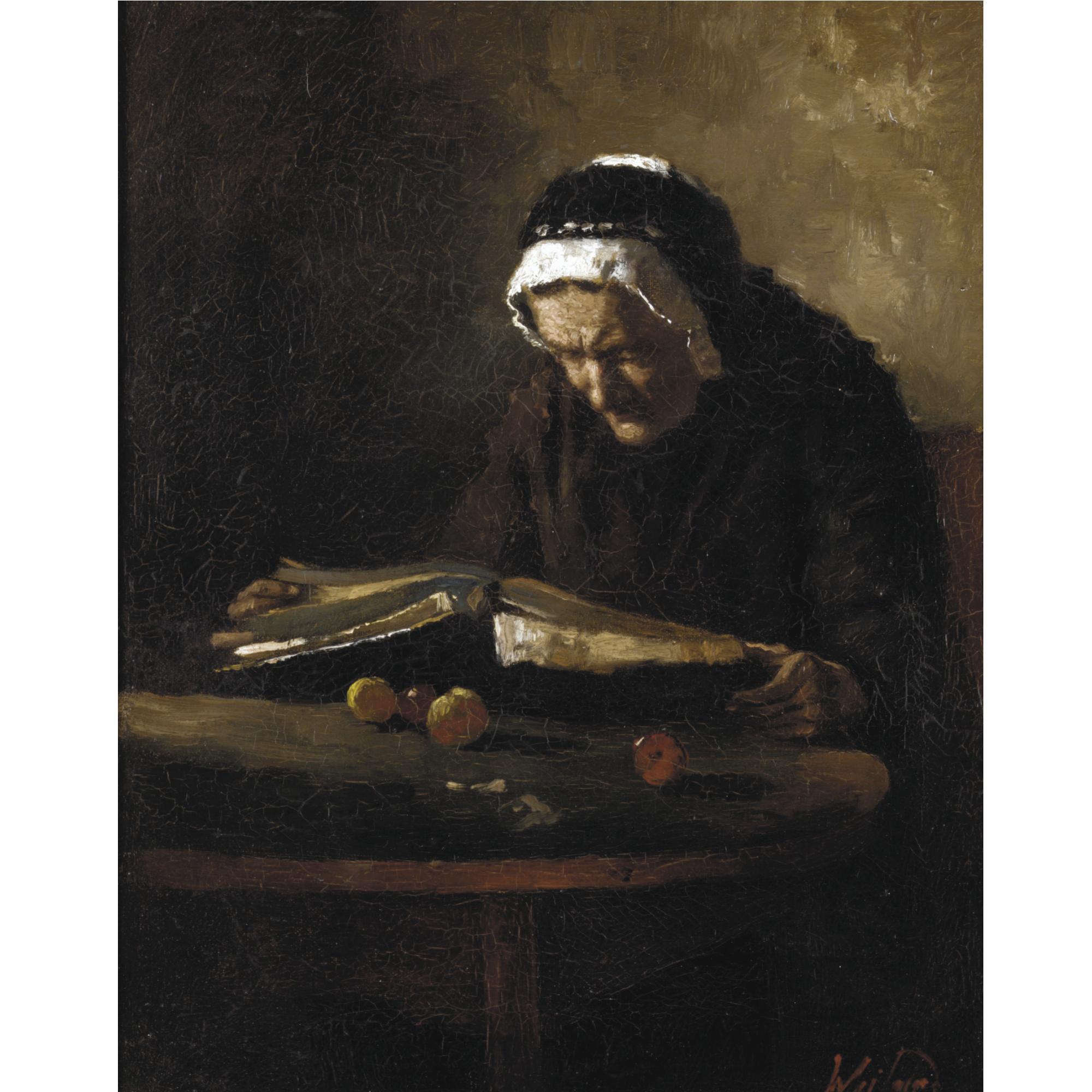 Johannes Weiland - Reading Her Bible