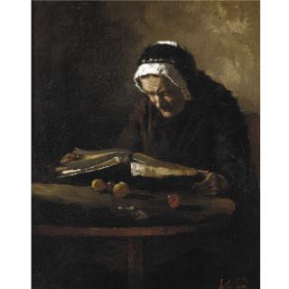 Johannes Weiland - Reading Her Bible
