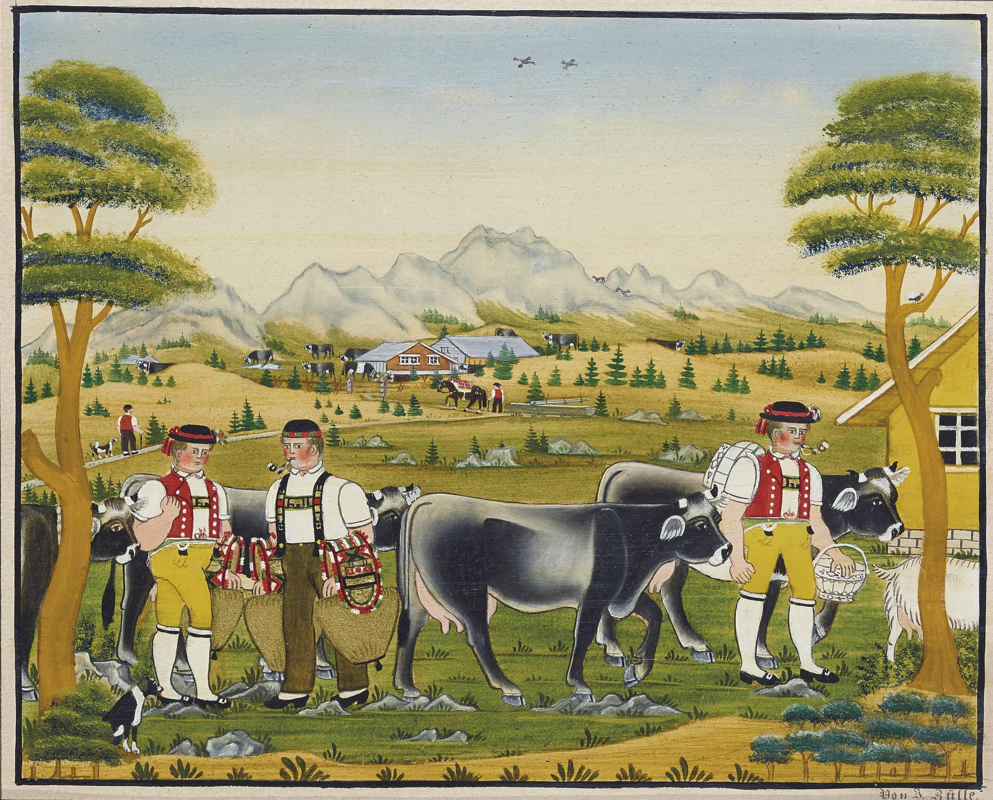 Johannes Zülle - Alpaufzug