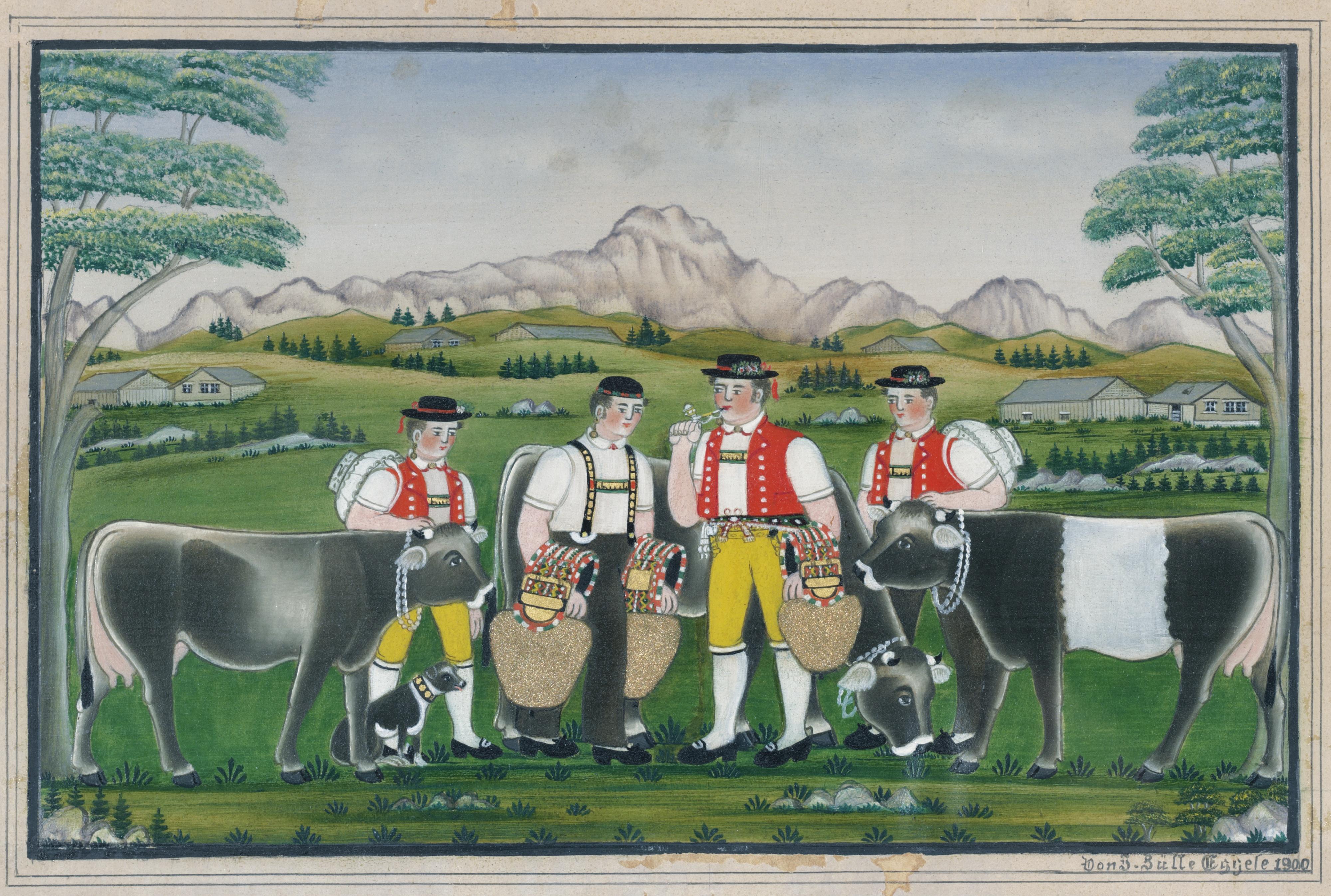 Johannes Zülle - Alpfahrt, 1900 Cattle Lift, 1900
