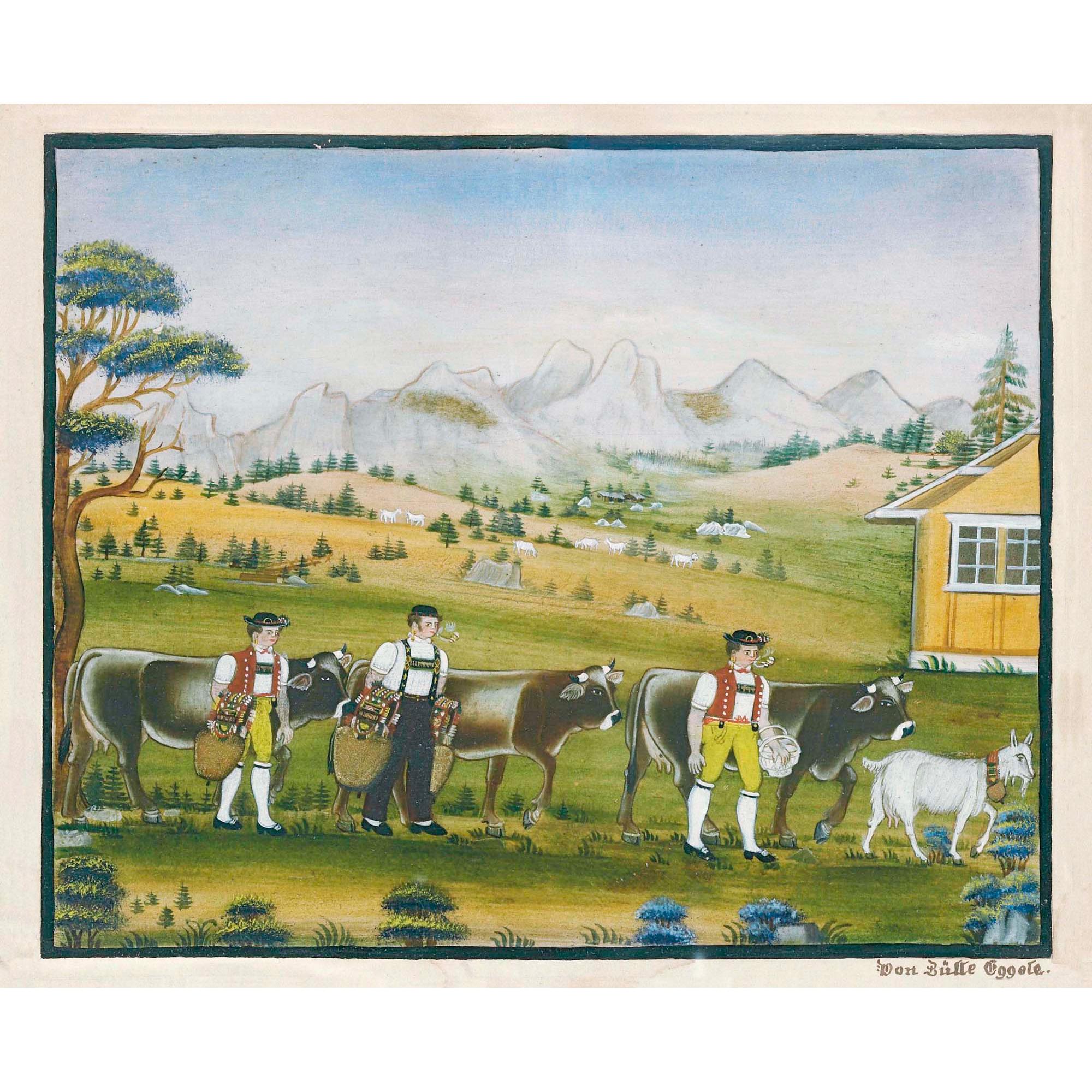 Johannes Zülle - Drei Sennen, Zwei Beim Schellen Schütteln Three \'Senns\', Two Ringing Bells