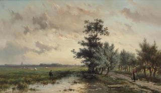 Johannnes Hermanus Barend Koekkoek - By a river stream