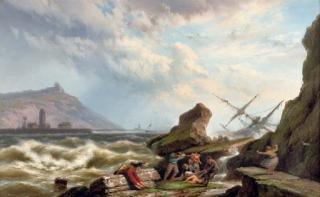 Johannnes Hermanus Barend Koekkoek - The rescue
