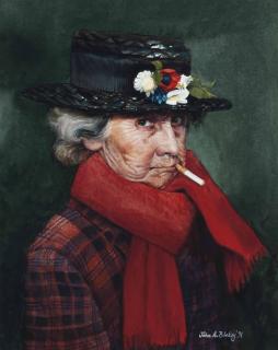 John A. Blakey - Portrait of the artist\'s mother