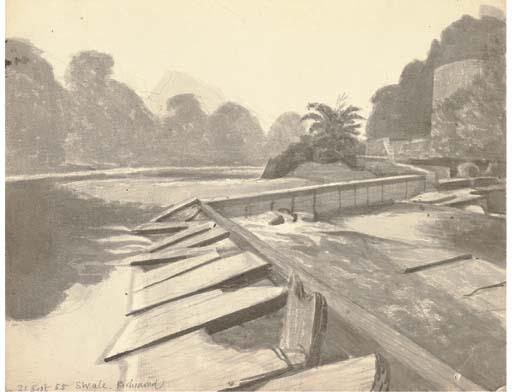 John Aldridge, R.A. - Harbour, King\'s Lynn; and six further sketchbooks