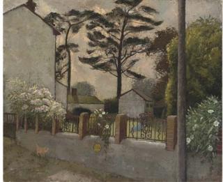 John Aldridge, R.A. - The Garden Wall; and six further works by the same hand