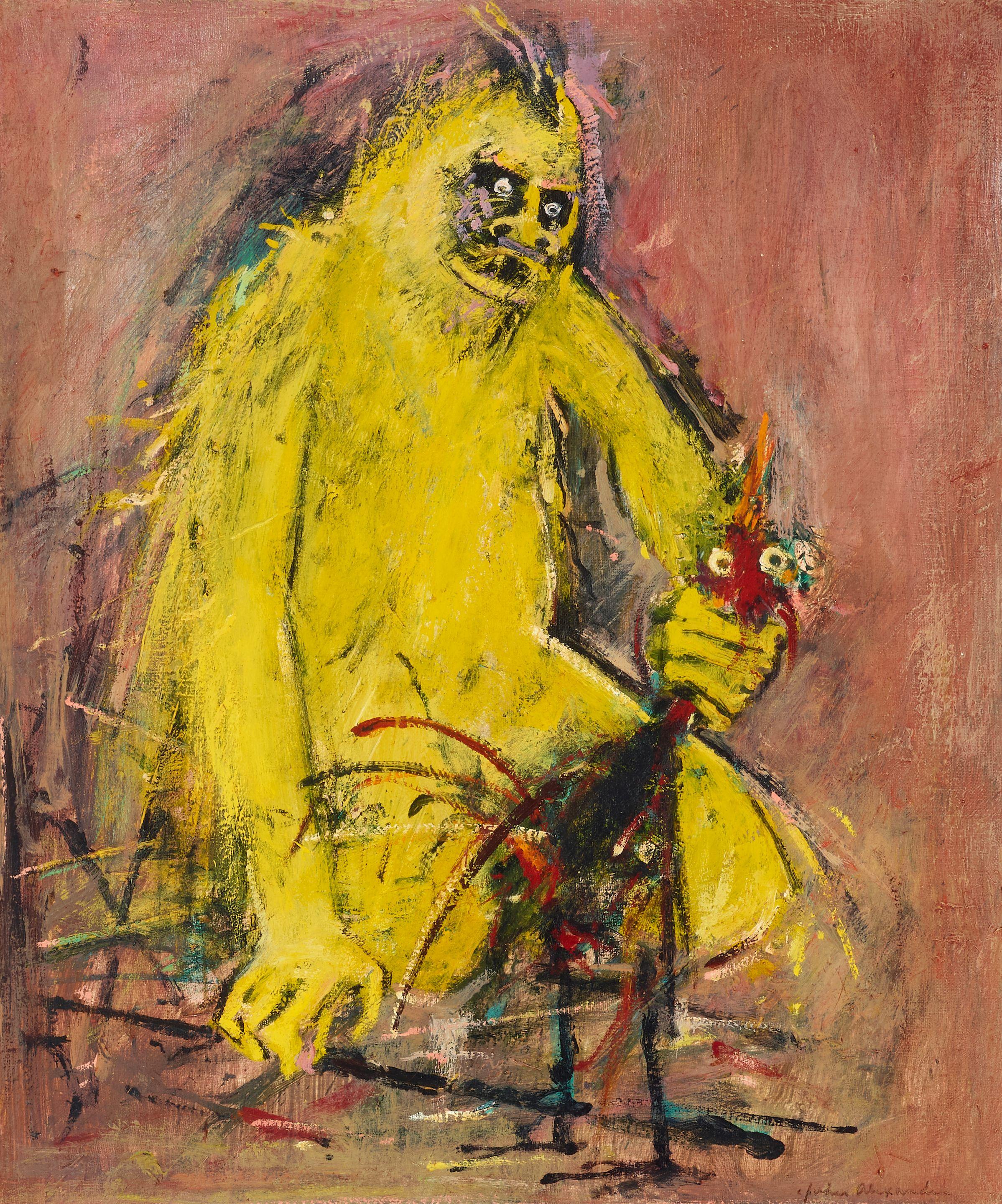 John Alexander - Monkey Choking Chicken