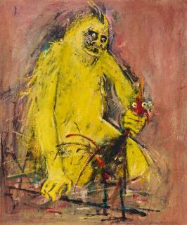 John Alexander - Monkey Choking Chicken