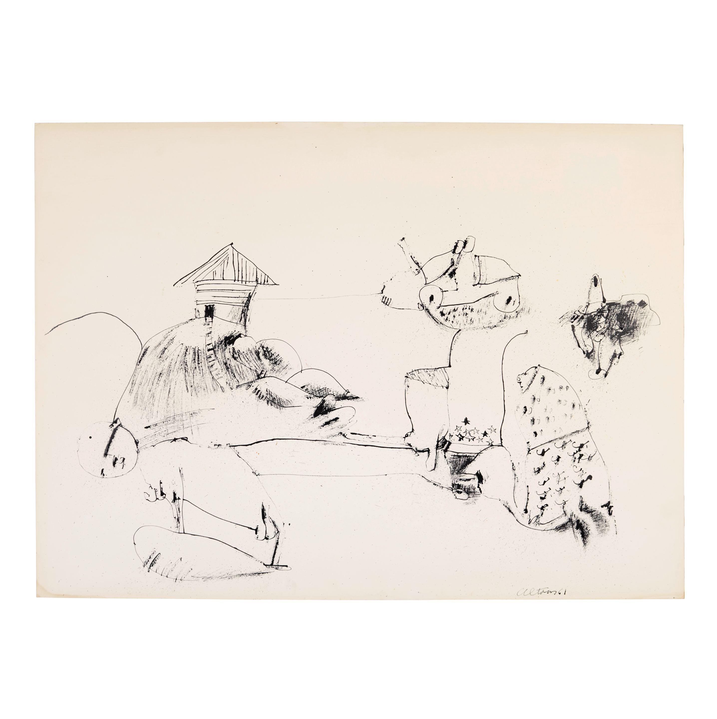 John Altoon - Untitled, 1961