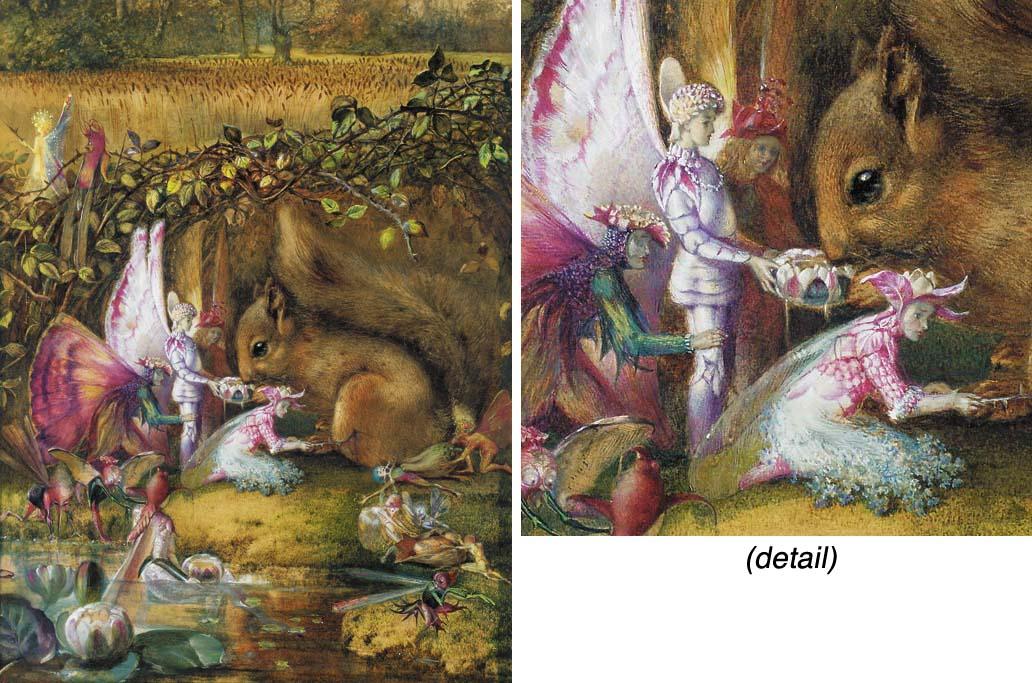 John Anster Fitzgerald - The Wounded Squirrel