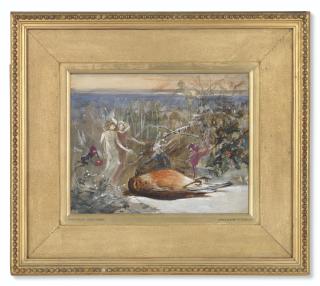 John Anster Fitzgerald - \'Who Killed Cock Robin\' - A Study