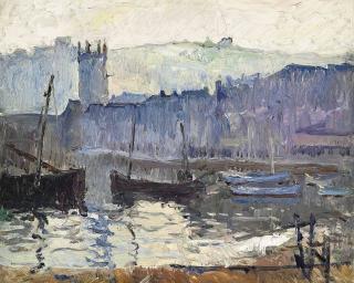 John Anthony Park, R.O.I., R.B.A. - Evening, St Ives Harbour