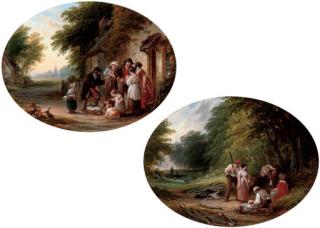 John Anthony Puller - A travelling peddler; and A picnic