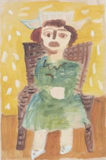 John Anthony Tuckson - Girl Seated