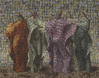 John Armstrong, A.R.A. - Group Of Figures