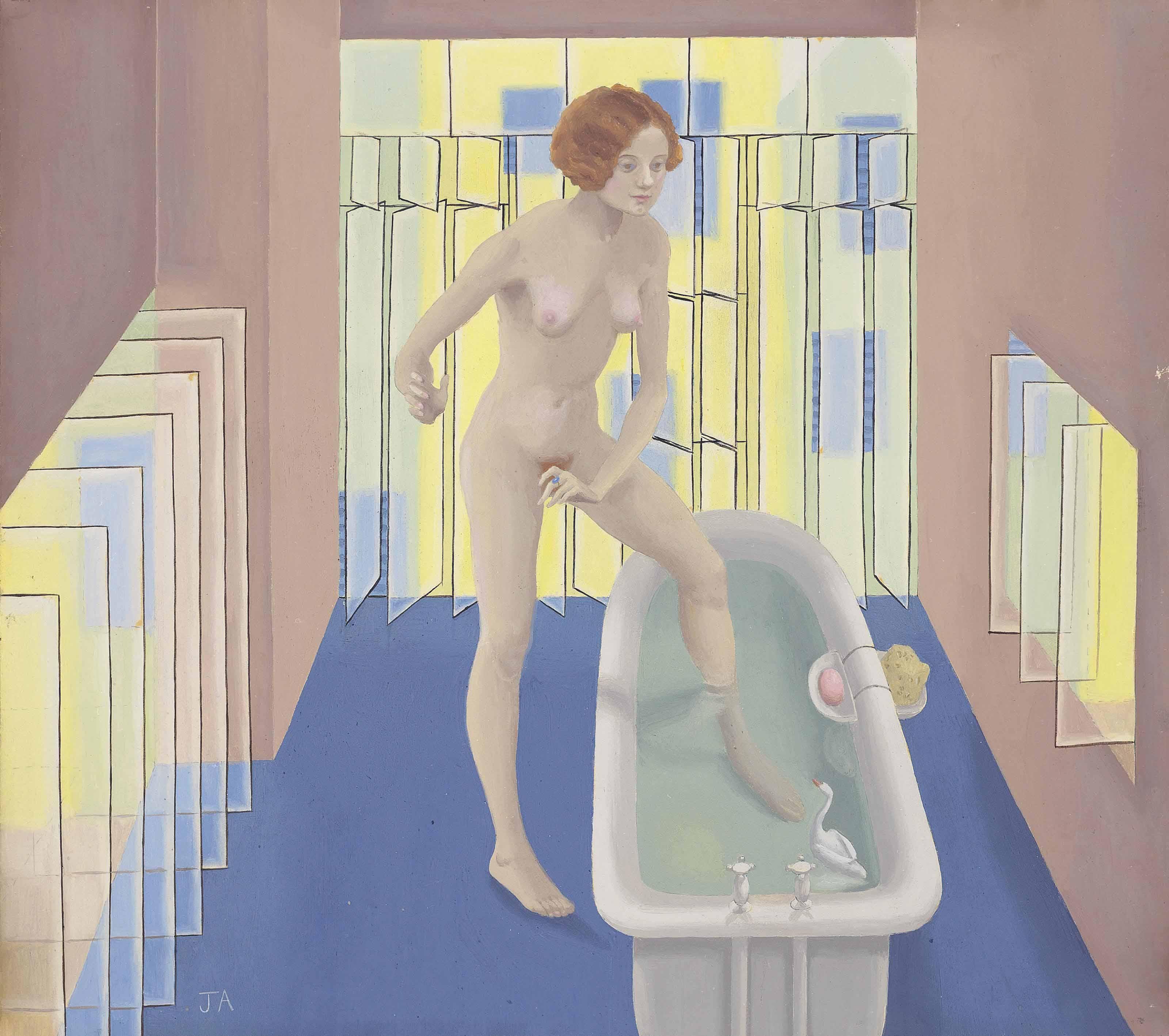 John Armstrong, A.R.A. - The Blue Bath