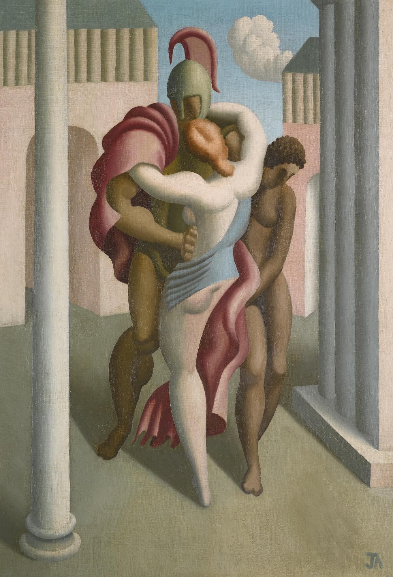 John Armstrong, A.R.A. - The Rape Of Helen