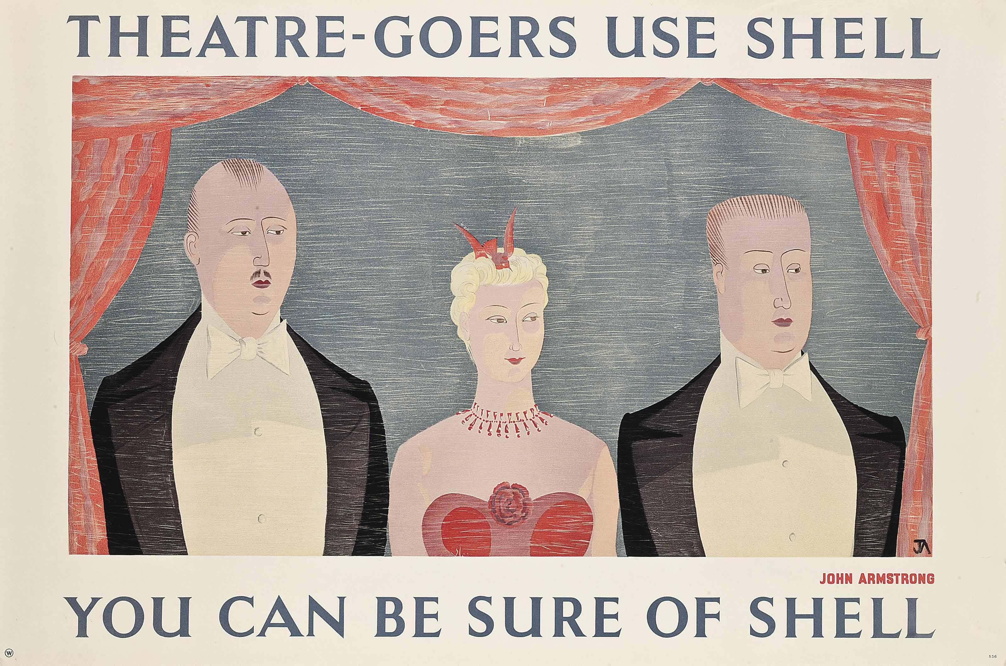 John Armstrong - THEATRE-GOERS USE SHELL