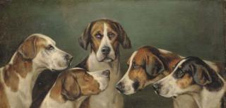 John Arnold Alfred Wheeler - A family of hounds