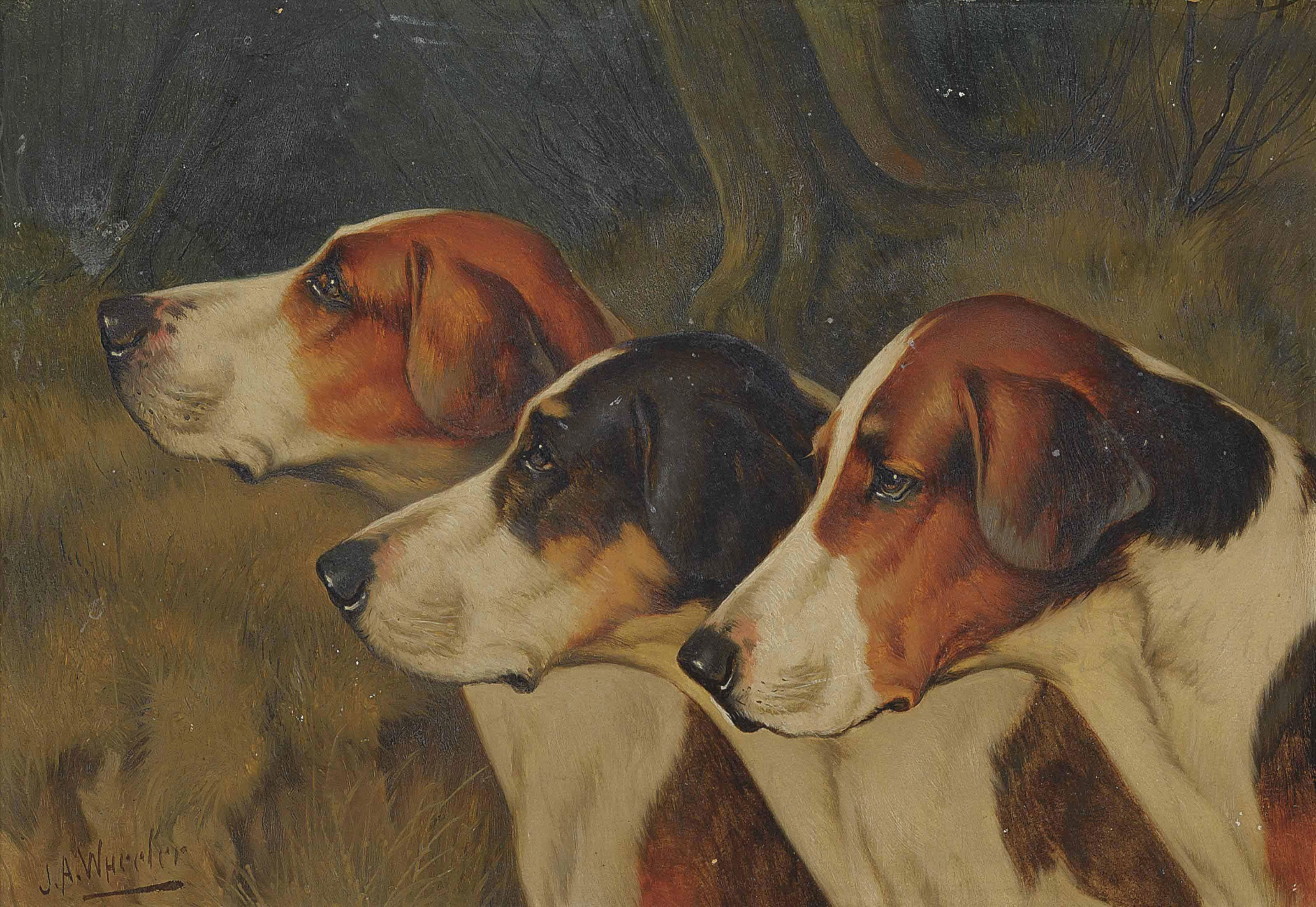 John Arnold Alfred Wheeler - Foxhounds