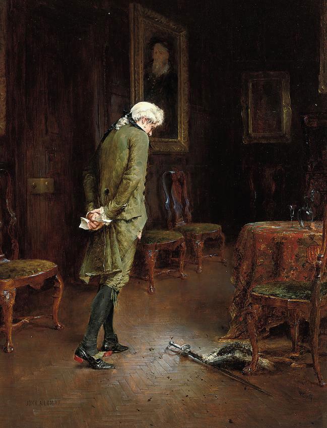 John Arthur Lomax, R.B.A. - The challenge