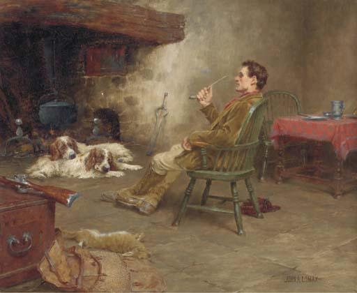 John Arthur Lomax, R.B.A. - The Poacher