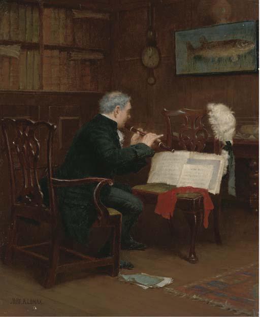 John Arthur Lomax, R.B.A. - The Rehearsal
