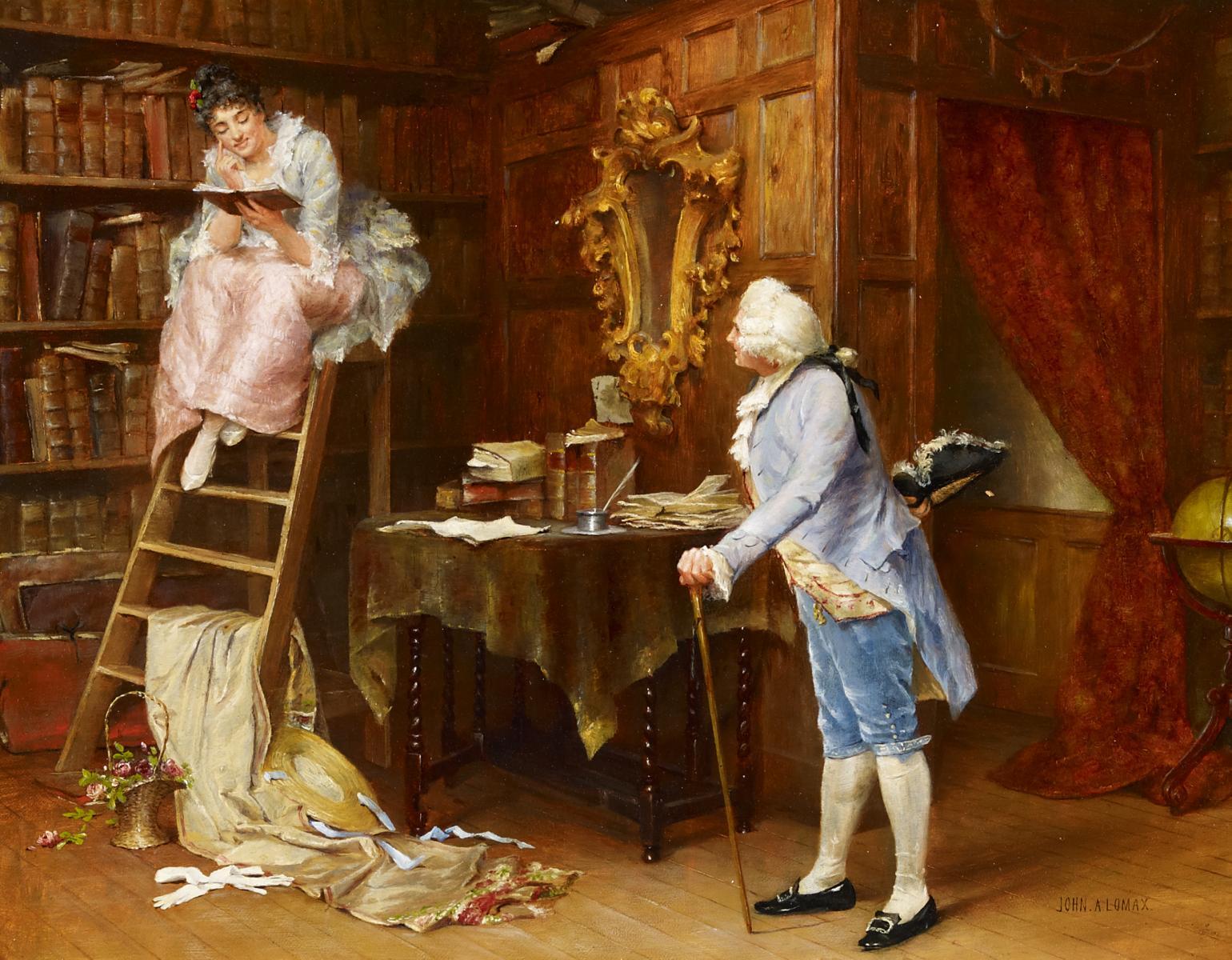 John Arthur Lomax - Die Aufwartung in der Bibliothek