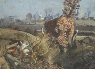 John Arthur Malcolm Aldridge - The Church across the Moors