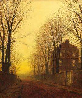 John Atkinson Grimshaw - A Golden Idyll