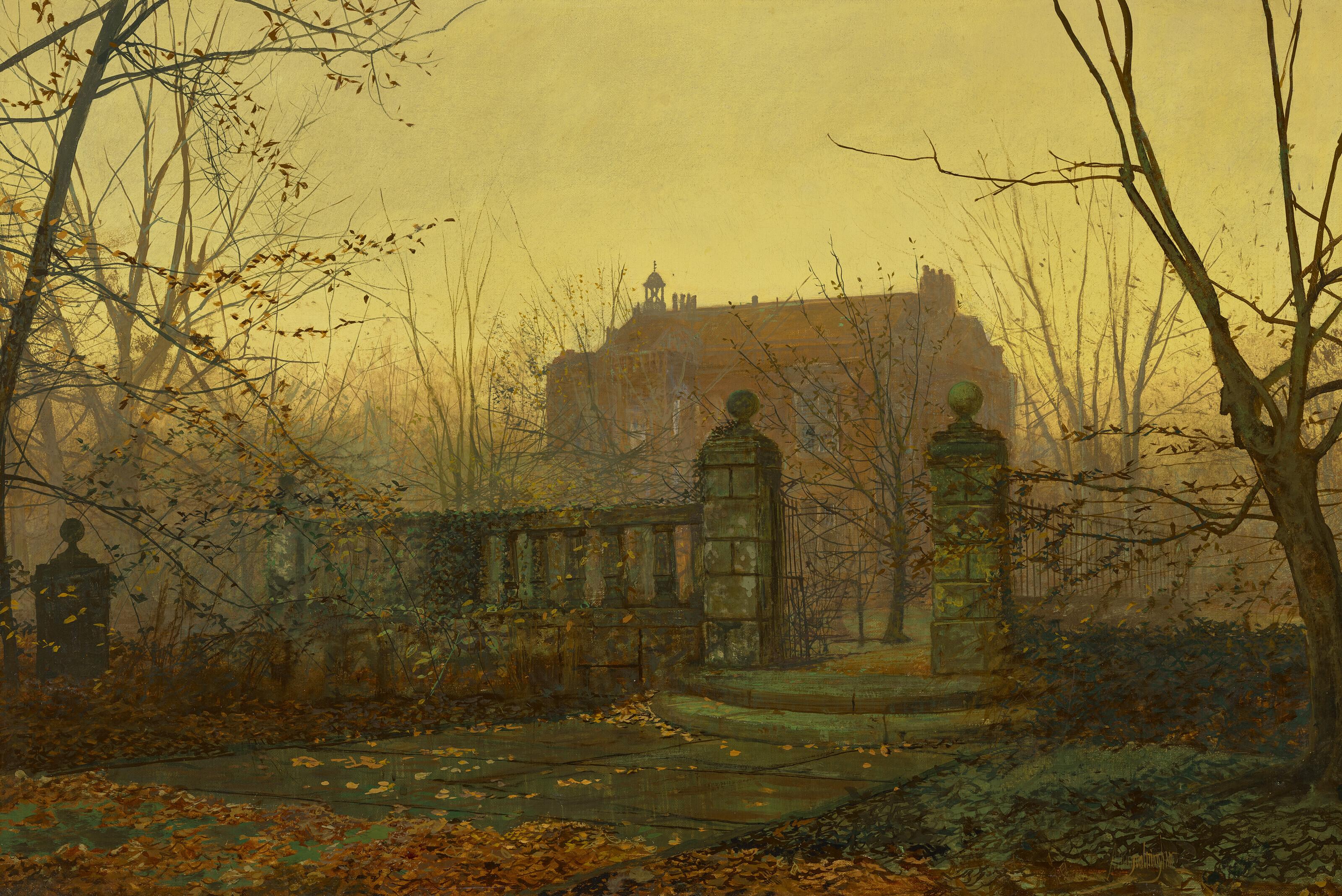 John Atkinson Grimshaw - Autumn Morning