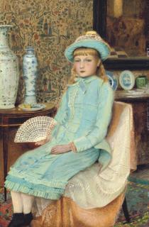 John Atkinson Grimshaw - Blue Belle