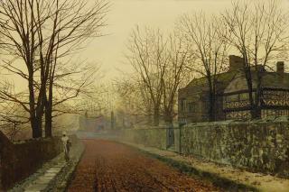 John Atkinson Grimshaw - British A November Morning