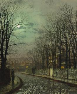 John Atkinson Grimshaw - British the Tryst
