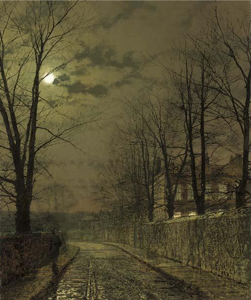 John Atkinson Grimshaw - December Moonlight