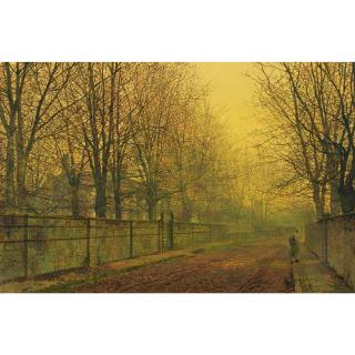 John Atkinson Grimshaw - In The Golden Glow Of Autumn