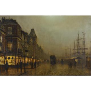 John Atkinson Grimshaw - Liverpool Docks