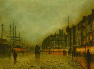 John Atkinson Grimshaw - Liverpool Docks