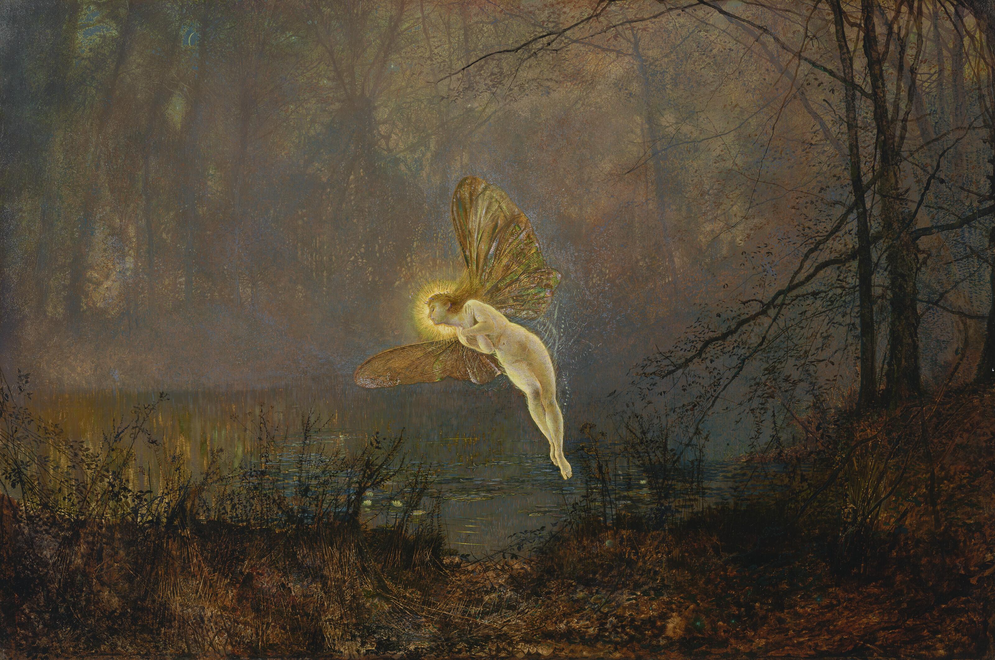 John Atkinson Grimshaw - Midsummer Night Or Iris