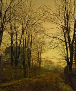John Atkinson Grimshaw - October Afterglow
