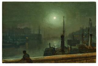 John Atkinson Grimshaw - On the Clyde, Glasgow