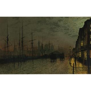 John Atkinson Grimshaw - Prince\'S Dock, Hull
